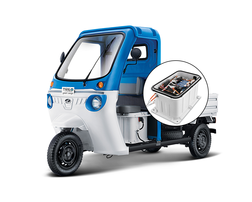 Treo Yaari Cargo with Advanced Lithium-Ion Technology