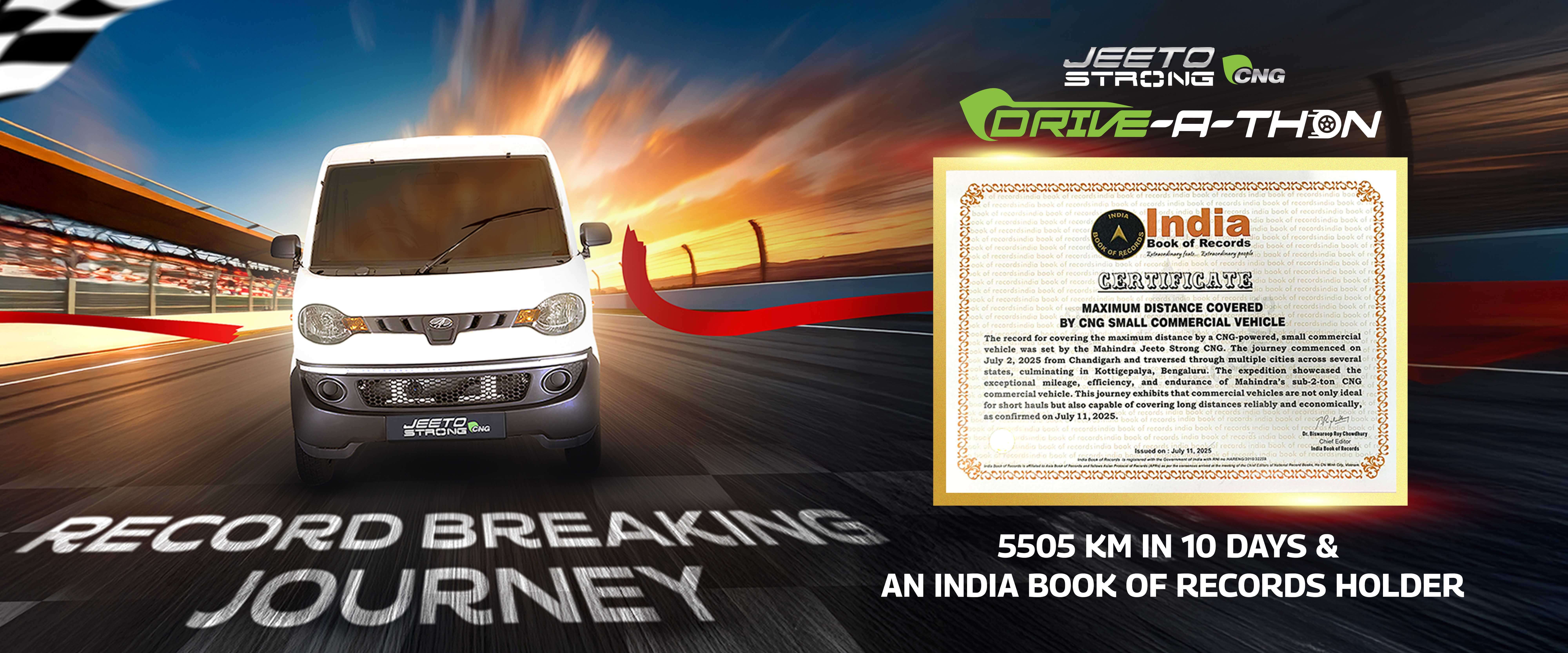 Mahindra Jeeto Drive-a-Thon: A Journey Across 7 States in 10 Days